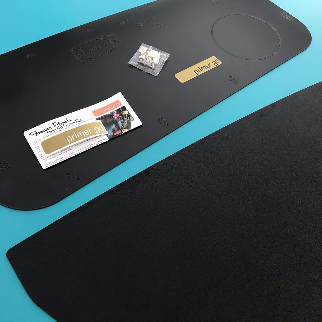 NoBu出品 Miata NB hybrid; Flat Panel Conversion Door Cards / Panels – Primer3d