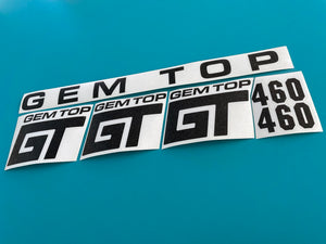 GEM TOP logo kit for VW Rabbit Pickup Caddy Cap, Topper