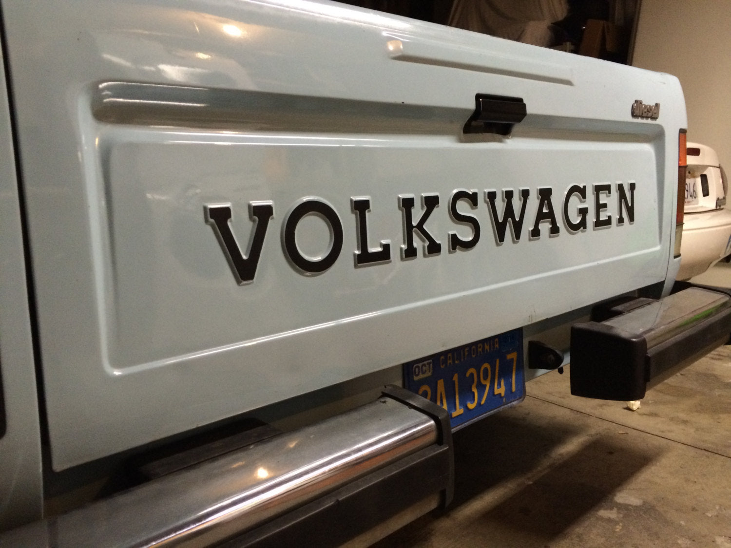 VW Rabbit Pickup Tail Gate Lettering; Restoration Quality!